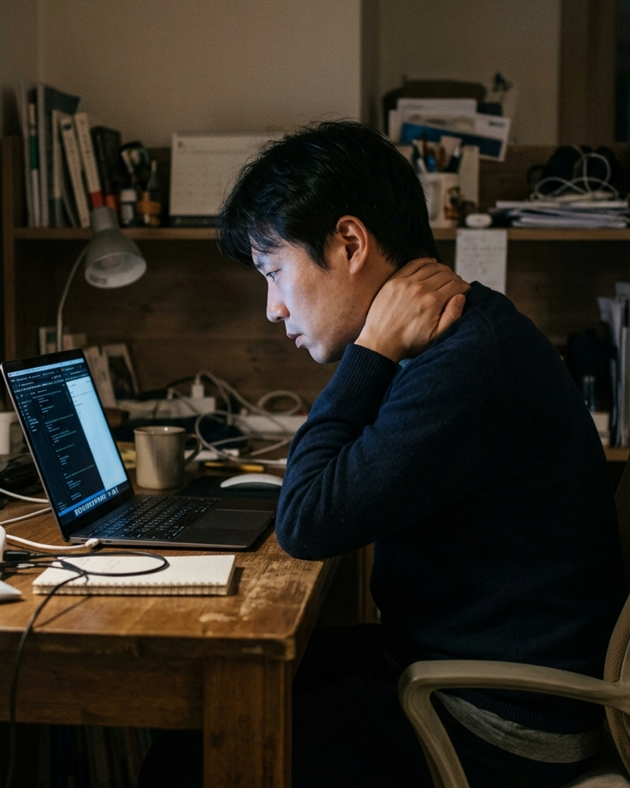 목디스크 · 거북목